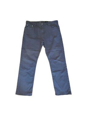 AG Adriano Goldschmied Everett Jeans Mens 36x32 Gray Slim Straight Denim Stretch